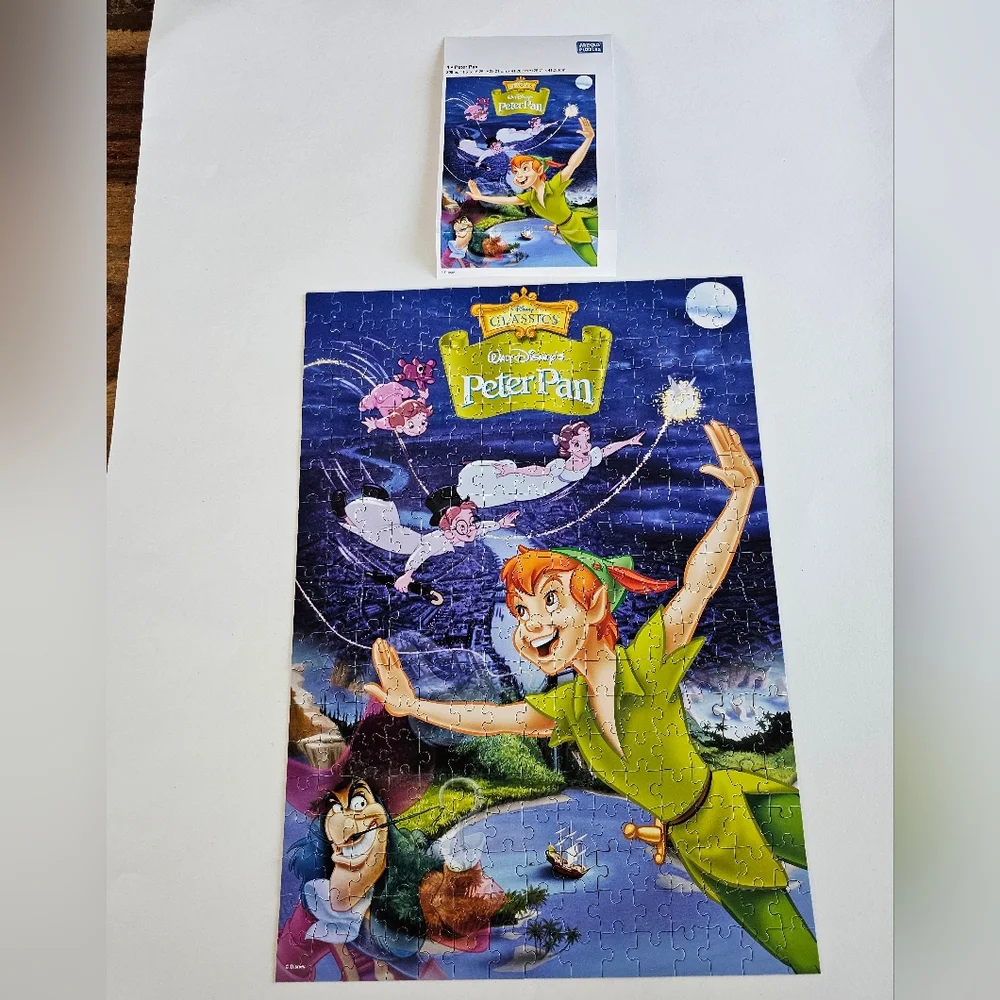 Disney Classics Peter Pan 300 Piece Jigsaw Puzzle Complete No Box Mega Puzzles